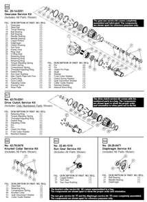 Fig-1 Diagram and Parts List for 6780-20  Milwaukee Electric Drill