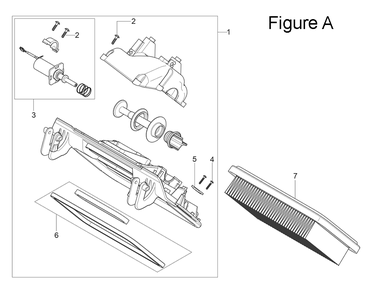 Fig-1 Diagram and Parts List for 8960-20 J08A Milwaukee Dust Collector