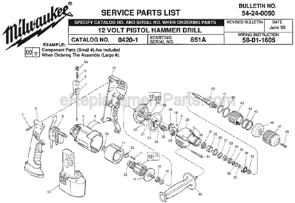 Part Location Diagram of 02-02-0180 Milwaukee 3/16 Steel Ball