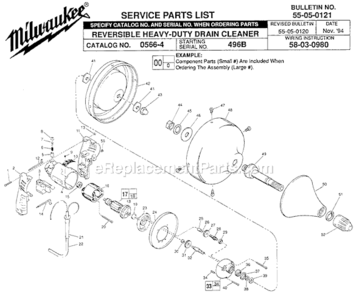 Part Location Diagram of 06-82-8845 Milwaukee 8-32 X 3/8