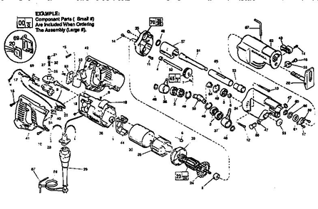 Part Location Diagram of 14-20-0276 Milwaukee Switch mod
