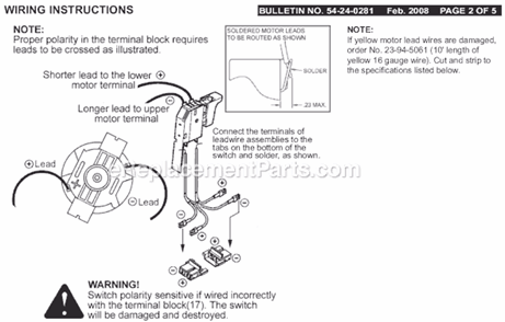 Page B Diagram and Parts List for 0617-24 SER A78B Milwaukee Hammer Drill