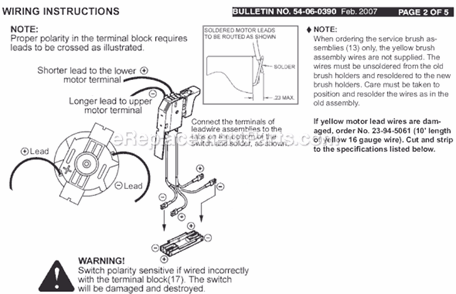 Page B Diagram and Parts List for 0625-24 SER A77A Milwaukee Cordless Drill