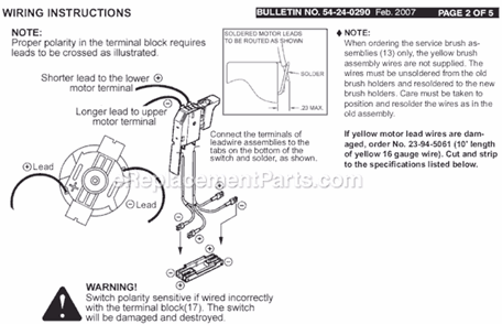 Page B Diagram and Parts List for 0627-24 SER A79A Milwaukee Hammer Drill