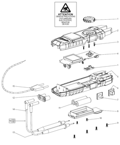 Fig-0 Diagram and Parts List for 2206-20  Milwaukee Miscellaneous