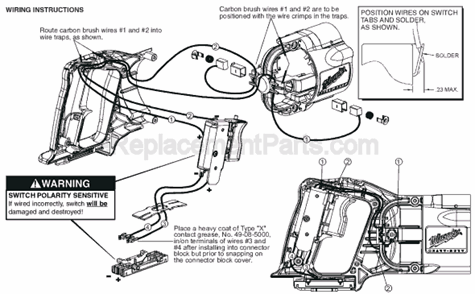 Page C Diagram and Parts List for 0719-20 SER A56B Milwaukee Reciprocating Saw