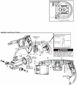 Page B Diagram and Parts List for 0729-20 SER A59A Milwaukee Band Saw