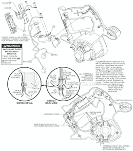 Page B Diagram and Parts List for 0730-20 SER A57B Milwaukee Circular Saw
