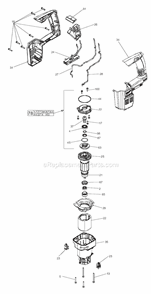 Page B Diagram and Parts List for 0756-20 SER A74B Milwaukee Demolition Hammer