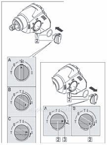 Page E Diagram and Parts List for 0756-22 SER A74B Milwaukee Demolition Hammer