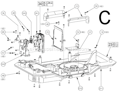 Part Location Diagram of 34-40-0080 Milwaukee O-ring
