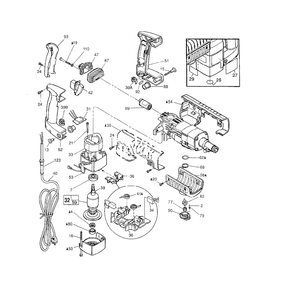 Part Location Diagram of 31550210 Milwaukee 31550250
