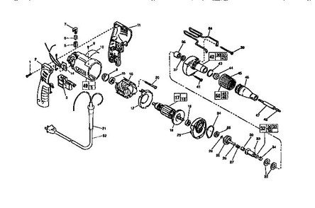 Part Location Diagram of 14-20-0650 Milwaukee Remote electronic assembly