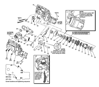 Fig-1 Diagram and Parts List for 2472-059 E81B Milwaukee Nibbler & Shears