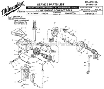 Part Location Diagram of 23-44-0210 Milwaukee Brush Cap