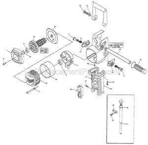 Part Location Diagram of 06-82-5346 Milwaukee 8-32 X 3/4 Pan Hd. Taptite T-