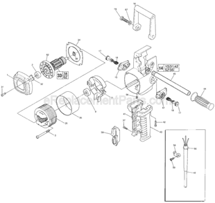 Part Location Diagram of 02-04-0913 Milwaukee Ball Bearing