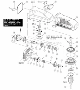 Page B Diagram and Parts List for 1680-20 SER 407B Milwaukee Electric Drill