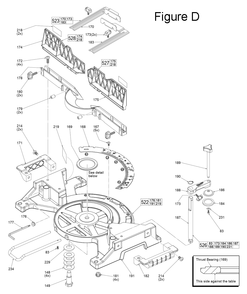 Fig-4 Diagram and Parts List for 2734-20 H17A Milwaukee Miter Saw