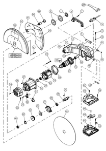 Part Location Diagram of 61-10-1050 Milwaukee 1/2slide Hammer Attachment