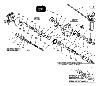 Part Location Diagram of 32-05-0626 Milwaukee Bevel gear