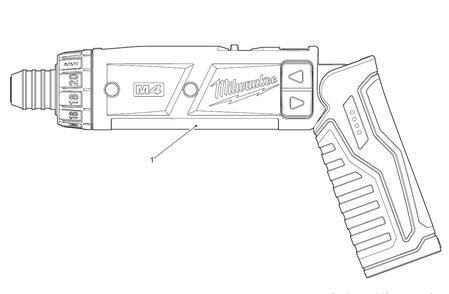 Fig-0 Diagram and Parts List for 2101-20 E89A Milwaukee Electric Drill