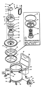 Fig-0 Diagram and Parts List for 8912-2 635A Milwaukee Leaf Blower / Vacuum