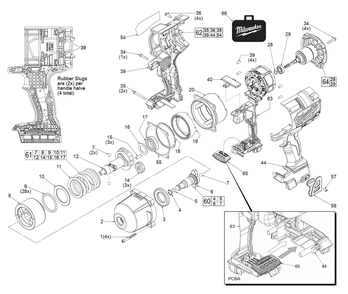 Part Location Diagram of 40-50-1925 Milwaukee Hammer Spring