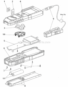 Part Location Diagram of 48-55-0175 Milwaukee Soft Carrying Case