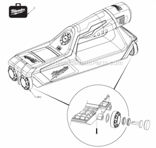 Page A Diagram and Parts List for 2291-21  Milwaukee Laser Level