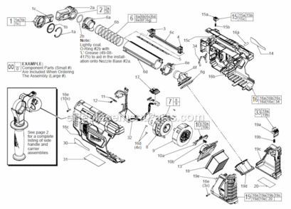 Page A Diagram and Parts List for 2306-22  Milwaukee Utility Vacuum