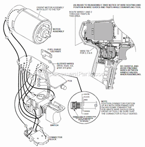 Page B Diagram and Parts List for 241020  Milwaukee Cordless Drill