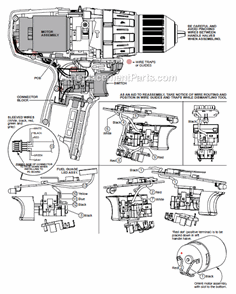 Page B Diagram and Parts List for 241122  Milwaukee Cordless Drill
