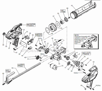 Part Location Diagram of 31-44-3175 Milwaukee Handle Assembly