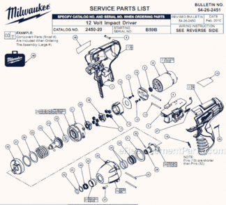 Part Location Diagram of 14-46-1005 Milwaukee Rubber Ring
