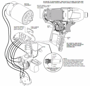 Page B Diagram and Parts List for 245120  Milwaukee Impact Driver