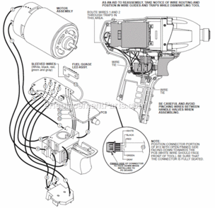 Page B Diagram and Parts List for 245122  Milwaukee Impact Driver
