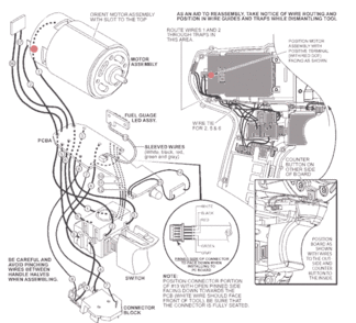 Page B Diagram and Parts List for 2455-20 SER C34A Milwaukee Cordless Drill