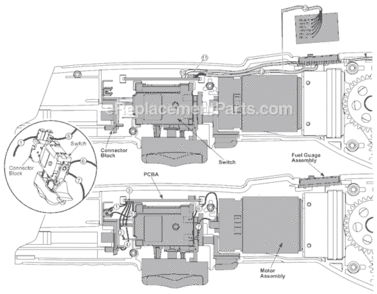 Page B Diagram and Parts List for 2471-22 SER B61A Milwaukee Pipe Tools