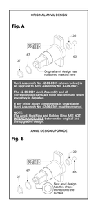 Fig-1 Diagram and Parts List for 2651-22 B77B Milwaukee Impact Driver