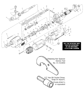 Fig-0 Diagram and Parts List for 4005  Milwaukee Drill