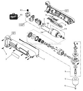 Page A Diagram and Parts List for 2615-21CT  Milwaukee Cordless Drill