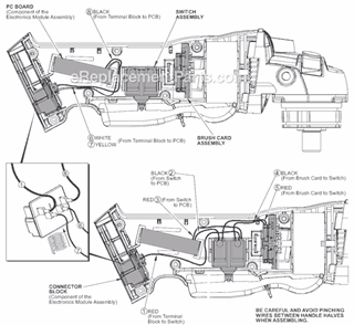 Page B Diagram and Parts List for 2680-22 SER B96A Milwaukee Angle Grinder