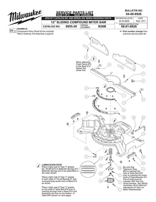 Part Location Diagram of 22-90-0260 Milwaukee Grommet