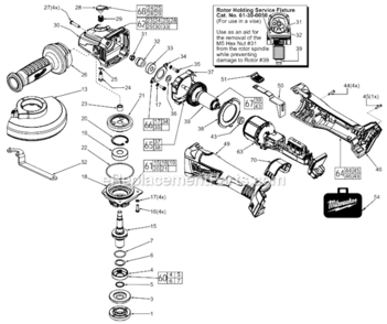 Part Location Diagram of 31-84-0100 Milwaukee Slide Pole