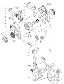 Part Location Diagram of 43-31-0013 Milwaukee Foam Filter