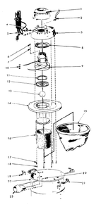 Fig-0 Diagram and Parts List for 8955  Milwaukee Utility Vacuum