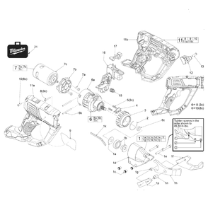 Fig-0 Diagram and Parts List for 2637-22 F88A Milwaukee Nibbler & Shears