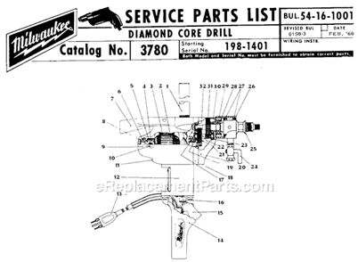Part Location Diagram of 45-80-0060 Milwaukee Shut Off Valve
