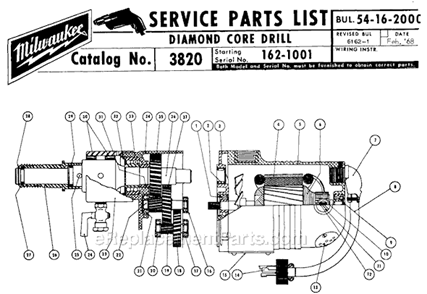 Part Location Diagram of 34-40-1100 Milwaukee O-ring